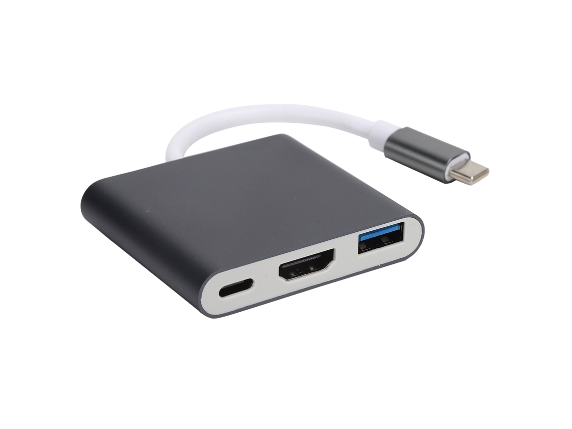 Vlrla-2026novoadaptador Hub 3 En 1 Usb C 3.1 Hdmi 4k