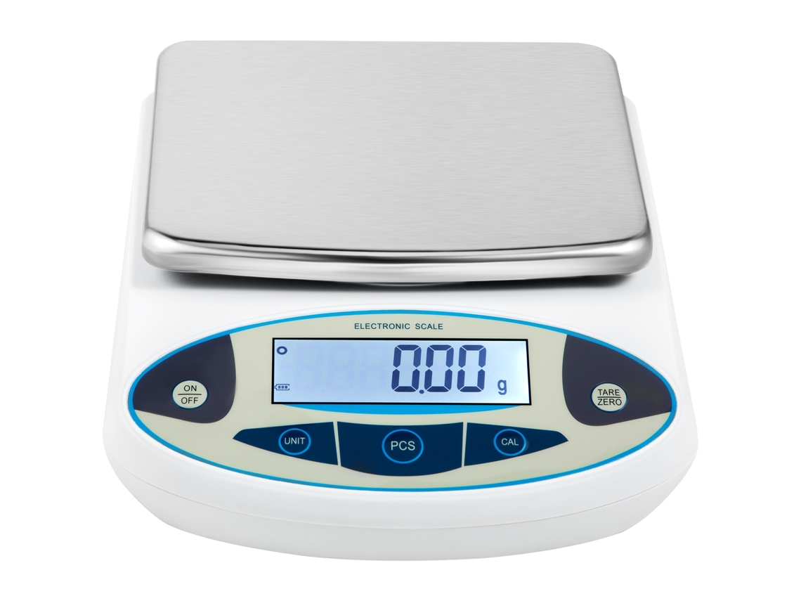 Balanza analítica Succebuy, báscula de precisión de laboratorio, 5000 g x 0,01 g