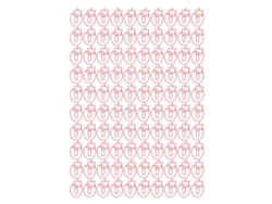 100 Lindos Clips De Papel Decorativos Con Forma De Fresa, Chapados En Plata, Para La Escuela, La Oficina Y La Biblioteca.