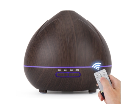 Difusor Aroma Humidificador TRUMSEN-GM Difusor Ultrasónico de Aceites Esenciales Led Mando a Distancia