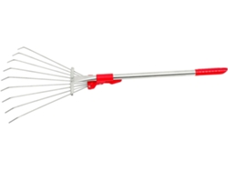 Rastrillo De Jardín Pequeño Y Extensible De Acero Inoxidable, Herramienta Para