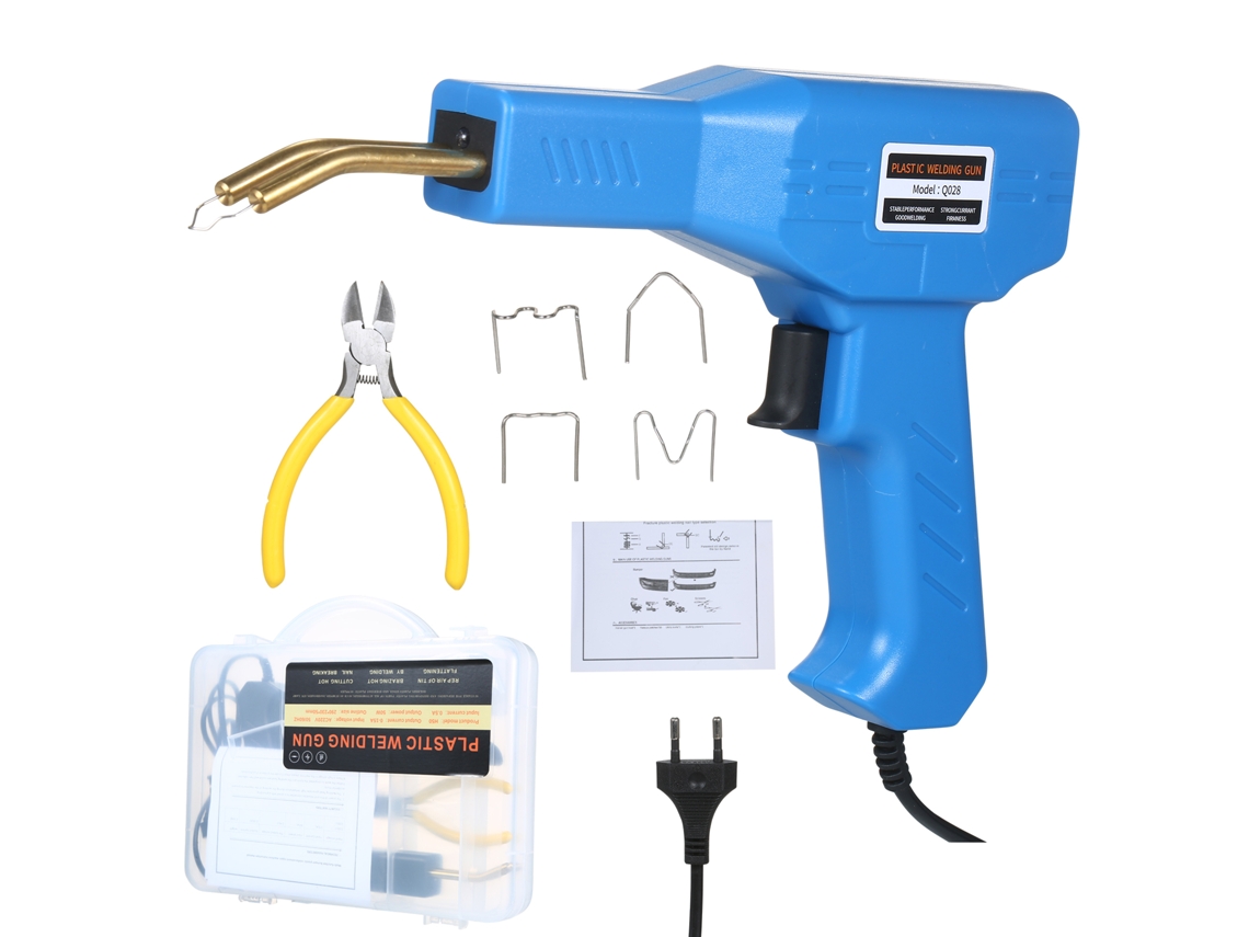 Kit de reparación de parachoques de coche con soldadora de plástico de 50 W