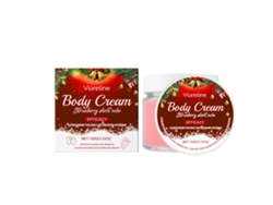 Crema corporal nutritiva e hidratante de fresa