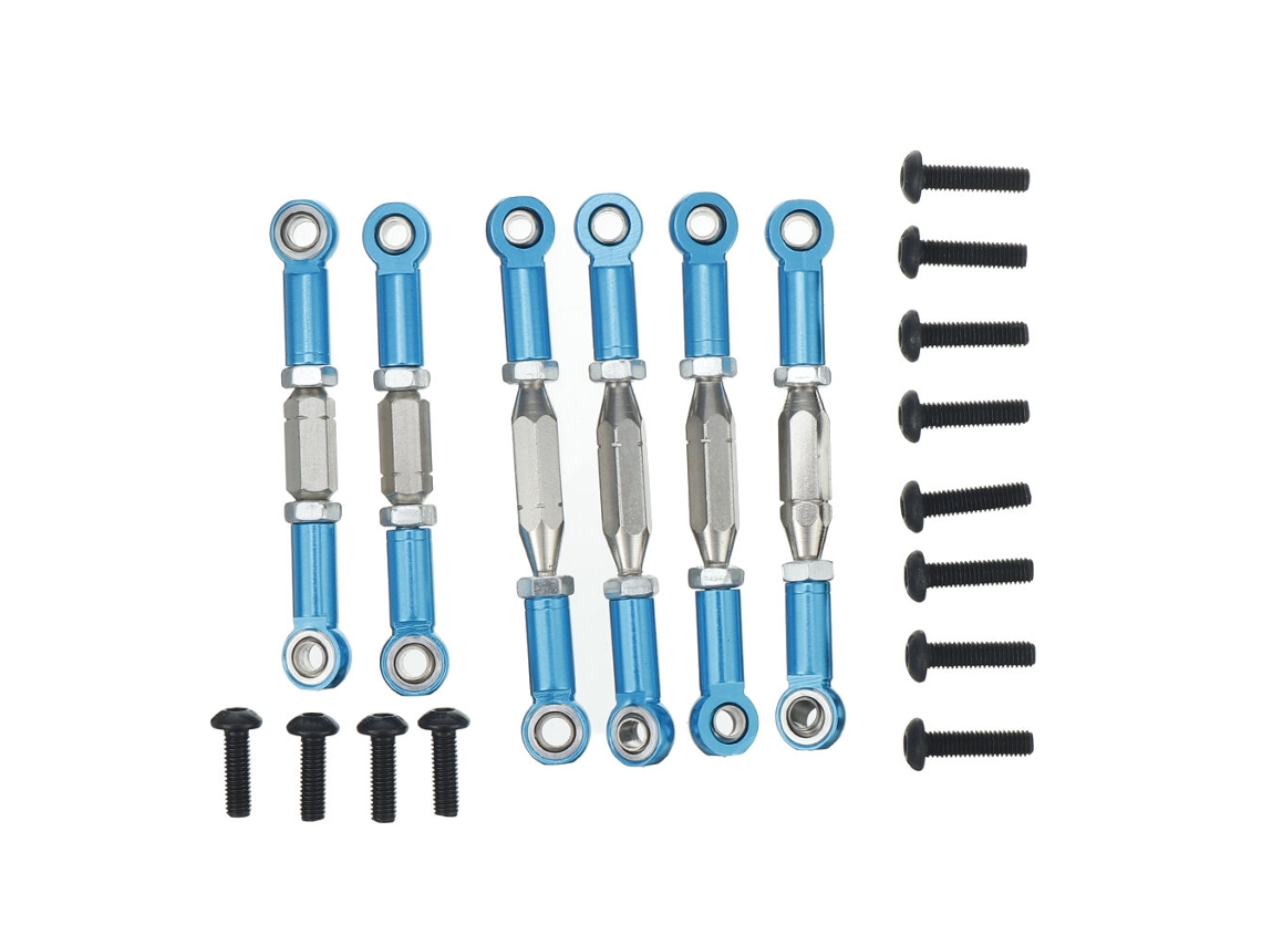 Wltoys 144001 1/14 Actualización de Metal RC Piezas de Coche Brazo Oscilante Conector de Asiento C Copa de Dirección Asiento de Rueda Trasera