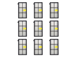 Filtros de 9 piezas para Irobot Roomba series 800 y 900 (801, 805, 850, 860 y 870)