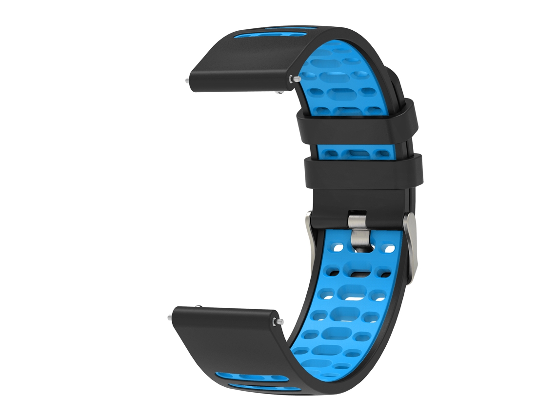 Compatible con pulseras de silicona. Negro Azul 22 mm Yunzii