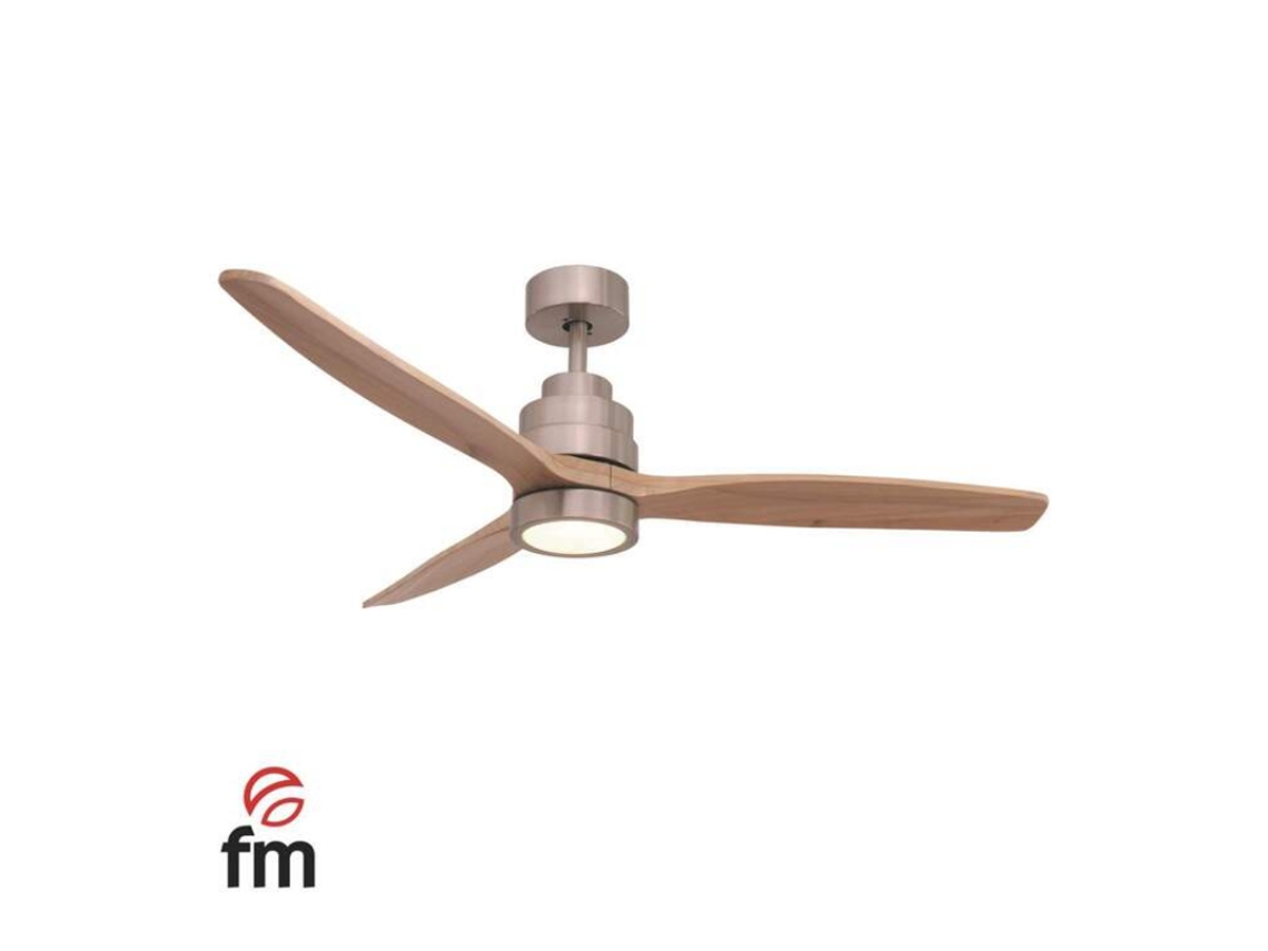 Ventilador de Techo FM Vt7000L 3P 107 cm Con Luz, Mando y Motor Dc Bajo Consumo