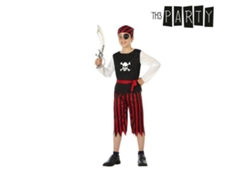 Disfraz Unisex Pirata Rojo