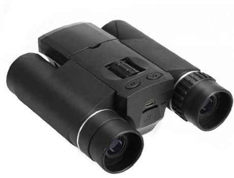Prismáticos ENKERS Suite de observación portátil de bolsillo plegable de visión nocturna con poca luz compacta 10X25-Negro