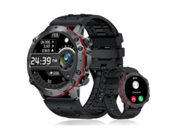 Reloj inteligente Fw09 de titanio de grado militar para hombre, color negro, Yizhood