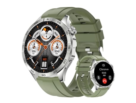 Smartwatch BISBISOUSHK4-Verde Llamada Bluetooth Masculino Verde
