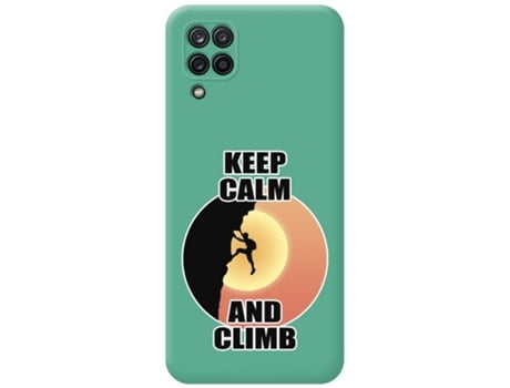 Carcasa Samsung Galaxy M12 TUMUNDOSMARTPHONE Silicona Líquida Dibujos Verde