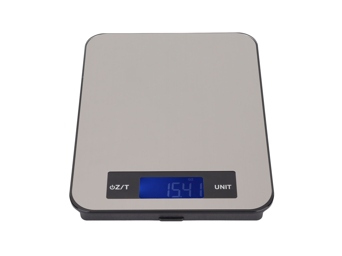 Balanza De Cocina Digital De Acero Inoxidable De 10 Kg Con Pantalla Led Para Cocinar Y Hornear - Fácil De Limpiar