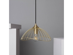 Lámpara de Suspensión LEDKIA (Dorado - Metal - 168.5x28x30 cm)