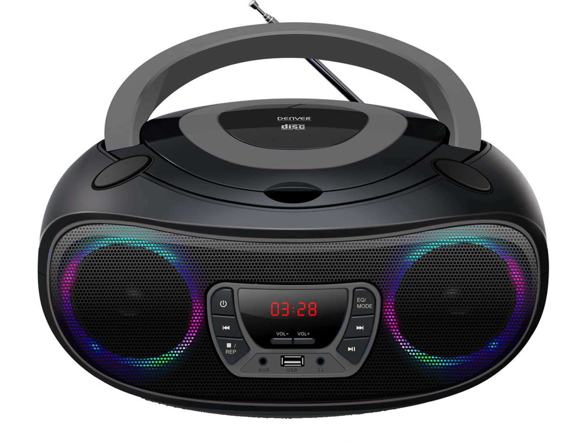 Radio DENVER ELECTRONICS TCL-212BT Gris