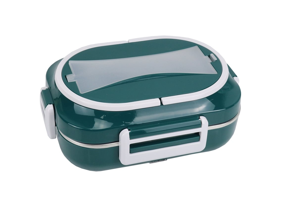 Calentador De Alimentos Para Portátil Fiambrera De Calentamiento Para Coche/camión/uso Doméstico Gusshious Sin Bolsa De Aislamiento Verde Oscuro