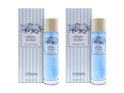 Set de 2 Frascos 150 ml arome de fleur bouquet bleu CARAVAN