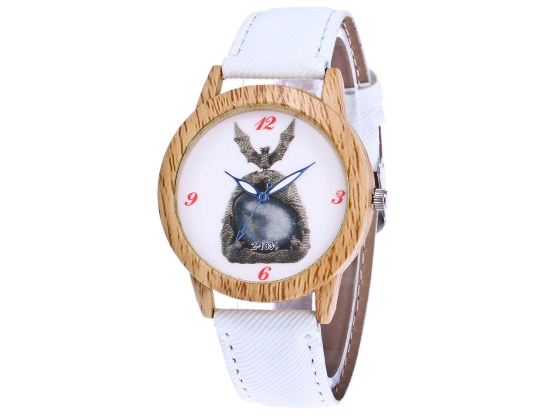Reloj De Cuarzo Casual Para Hombres, Mujeres Y Niñas Con Correa De Denim Blanco