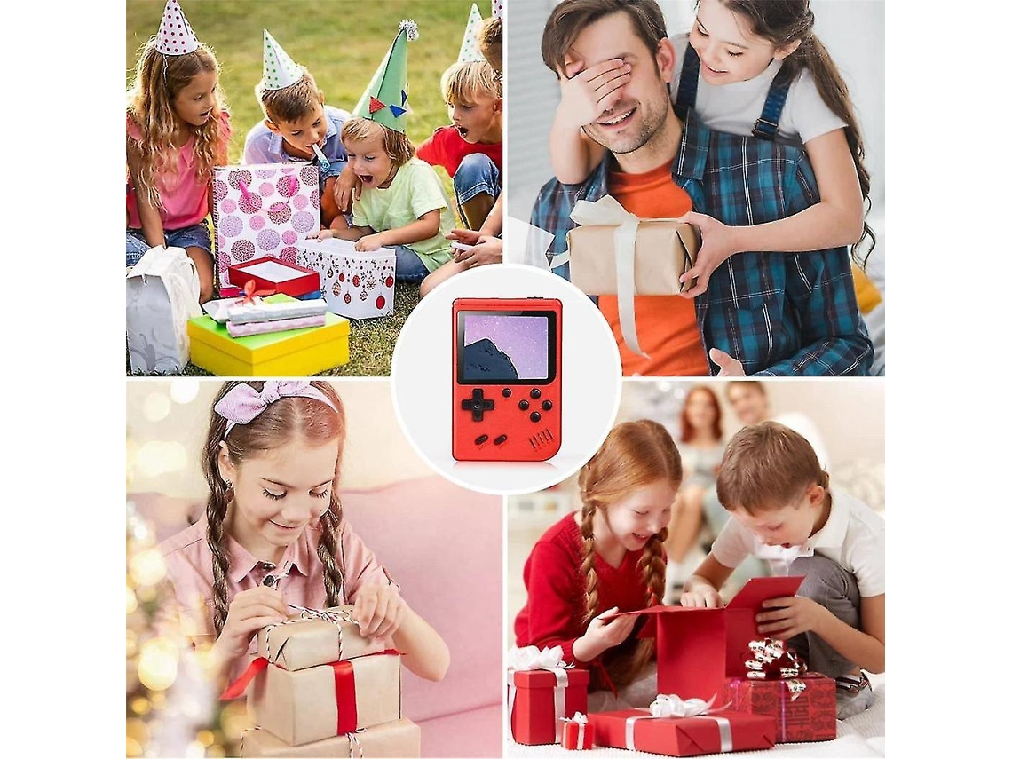 Consola De Juegos Portátil Retro De 2,4 Pulgadas Controlador De Juegos Para Niños 400 Juegos Soporte Para Conectar Tv Y Dos Jugadores En Tv B