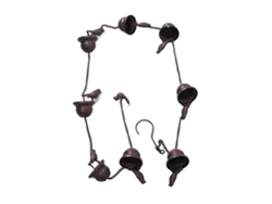 Cadena De Lluvia Decorativa De Hierro Con Pájaros Y Vasos Móviles Para La Instalación De Fontanería De Jardín.