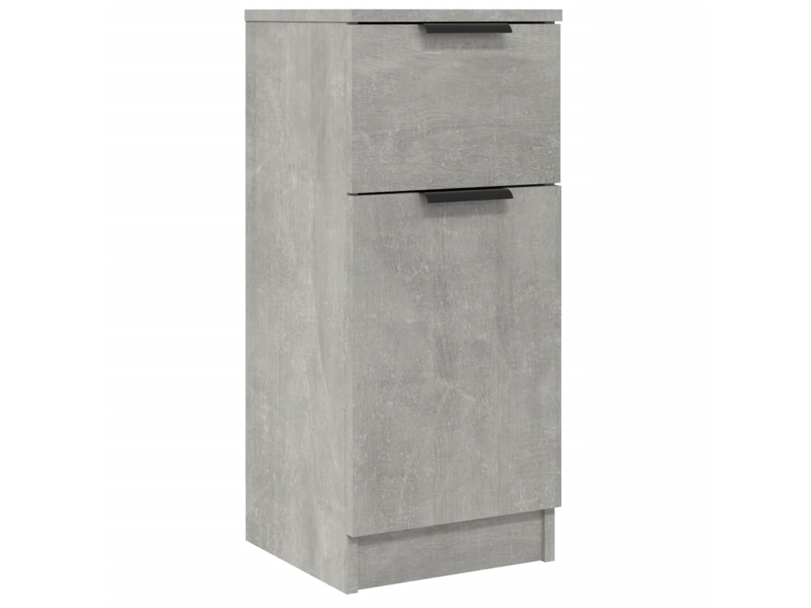 Aparador 30x30x70 cm Madera Procesada Cemento Gris MAISON EXCLUSIVE