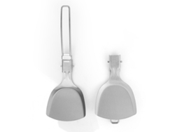 Espátula Plegable De Acero Inoxidable Para Camping, Picnic, Barbacoa, Viajes, Cocina Portátil Al Aire Libre