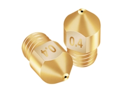 6 Piezas Boquilla Extruder Latón Cobre Mk8 0.4mm Para Impresora 3d Creality Cr-6 Se Filamento 1.75mm