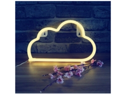 Luz de neón, luz decorativa con forma de letrero de neón de nube LED, decoración de pared para Navidad, fiesta de cumpleaños, habitación de niños, CHRONUS