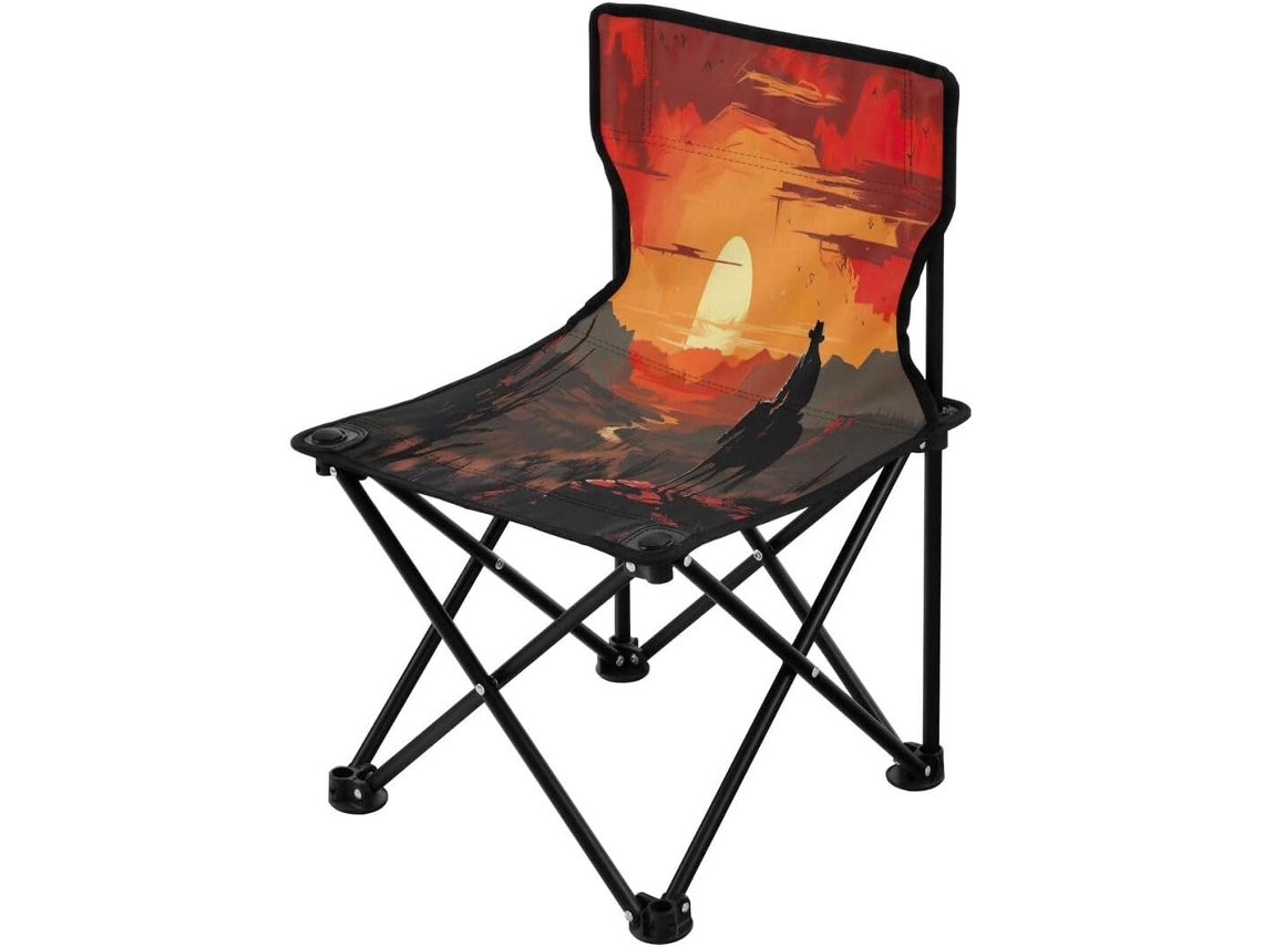 Silla Plegable Ligera De Camping Resistente Duradera Portátil Fácil Instalar
