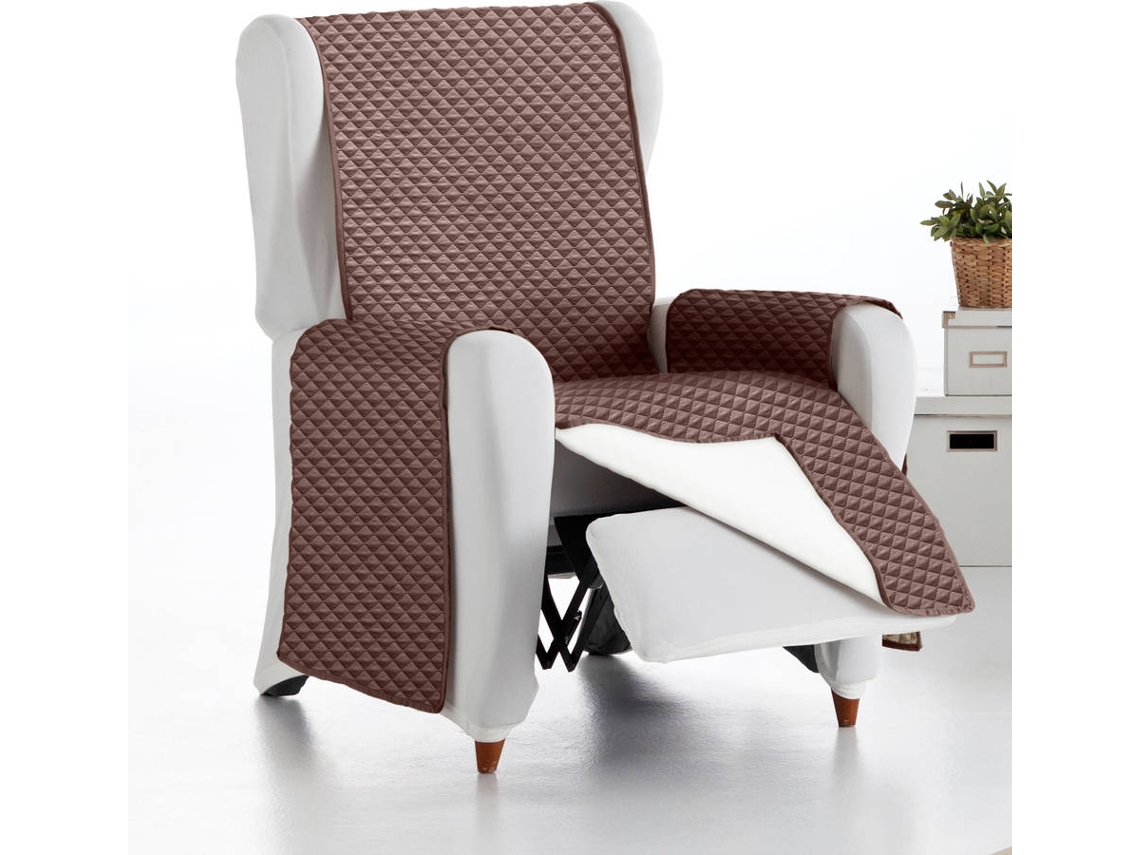 Funda acolchada e impermeable para sillón Relax Luke (55 cm - Marrón)