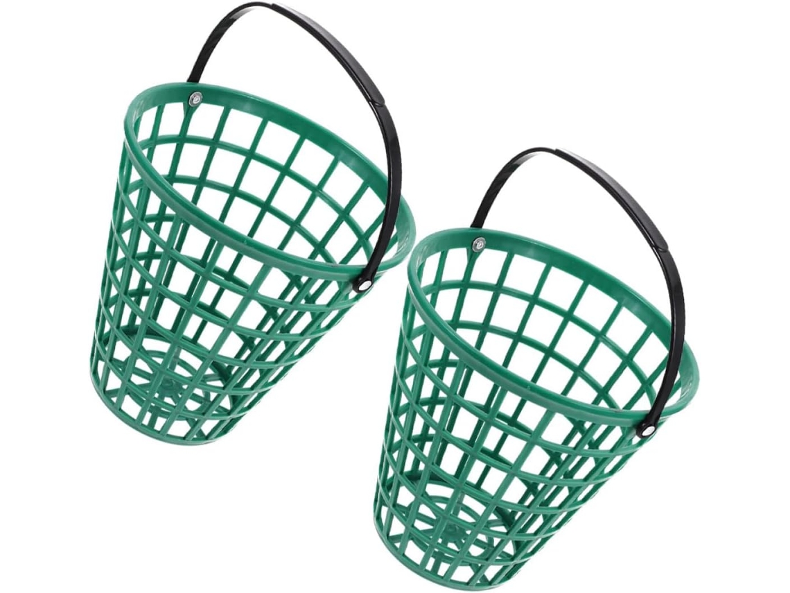 Cesta de plástico de 2 piezas para pelotas de golf