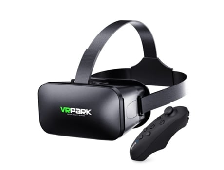 Gafas Realidad Virtual SLOWMOOSE 3D Vr con Mando de Jugador y Casco con Auricular de Oído