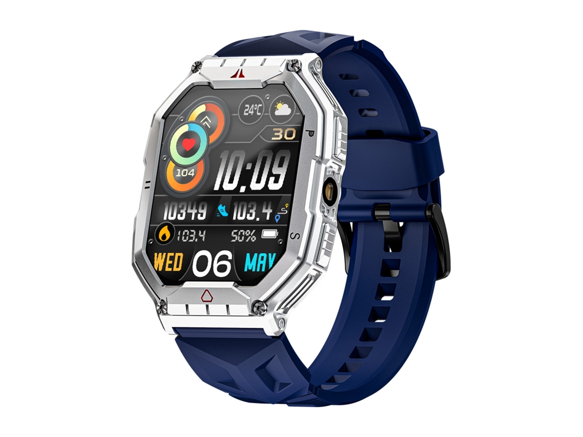 Reloj Inteligente Lokmat Ocean 3 Pro Ip68 Con Monitor De Salud Y Seguimiento De Actividad.