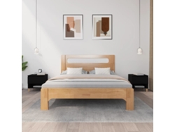 Mesitas de Noche LOVELY HOME Mesinha 2 Pcs 50X46X50 Cm Derivados de Madeira Preto