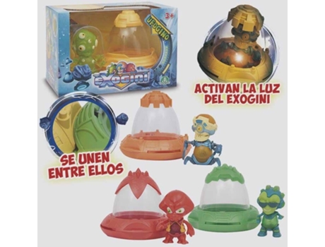 Muñeco GIOCHI PREZIOSI Exogini - Ufogino Nave + 1 Alien Exclusi