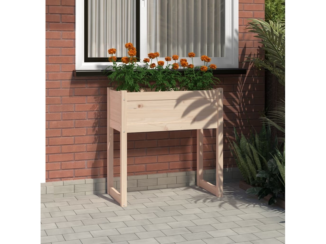 Macetero/Jardinera 78X40X81 cm Pino Macizo