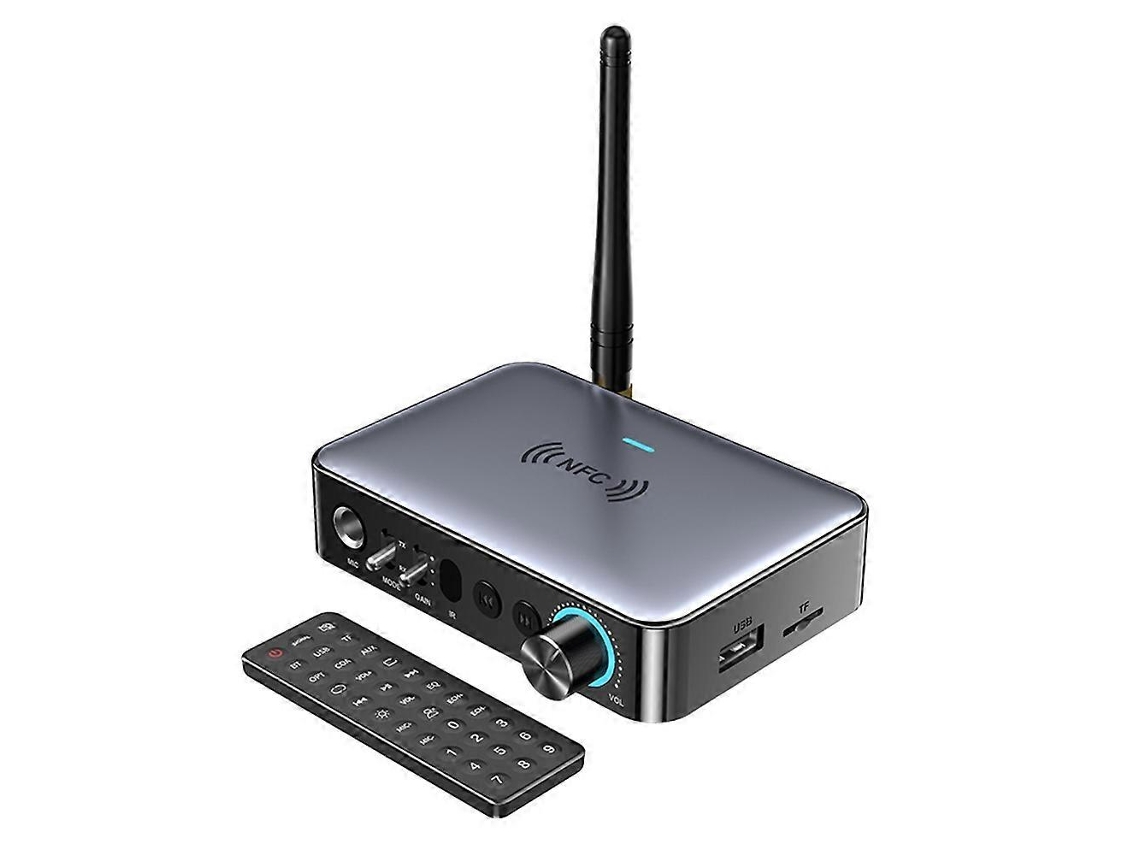 Receptor y transmisor Bluetooth Oms M16 Adaptador de música digital de fibra óptica NFC con control remoto Rosewell