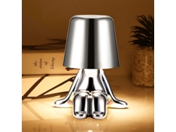 Lámpara De Mesilla Decorativa Con Control Táctil, Diseño Creativo, Led Recargable, 3 Niveles De Brillo.