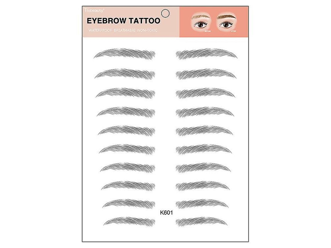 Adhesivo Desechable Para Cejas Biónicas, Cejas De Simulación, Fibra Artificial Individual, Resistente Al Agua.