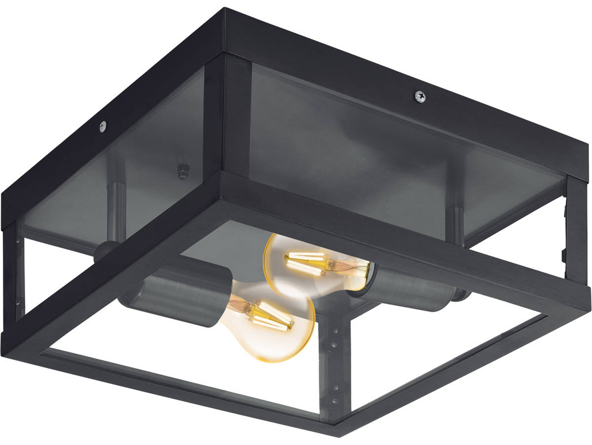 EGLO Lámpara de pared exterior Alamonte 1 negra 4832