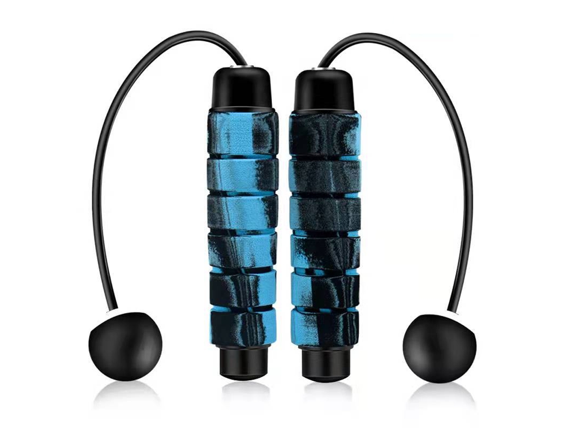 HYMNORA Cuerda de Saltar Inalámbrica con Peso, Entrenamiento de Fitness y Boxeo, Saltar la Cuerda en Espacio Reducido