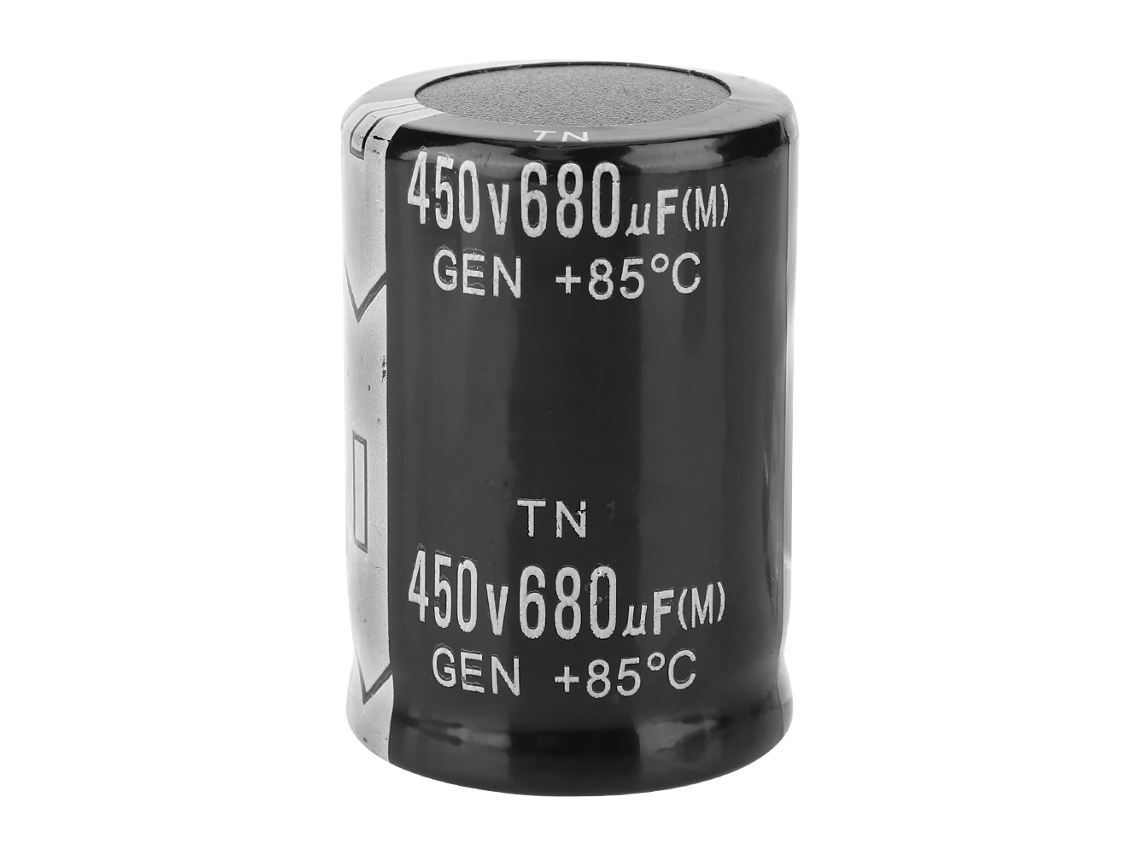 Condensador Electrolítico De Aluminio 450v 680μf 85℃ Terminal Sn 35x50mm