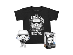Funko Pop! Pocket Pop! Con Camiseta: Star Wars Storm Trooper (Talla M/Infantil)