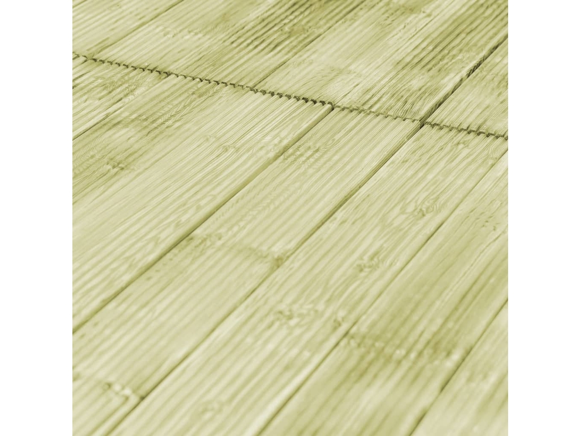 vidaXL Tablas para terraza 24 uds madera de pino impregnada 2,88 m² 1m