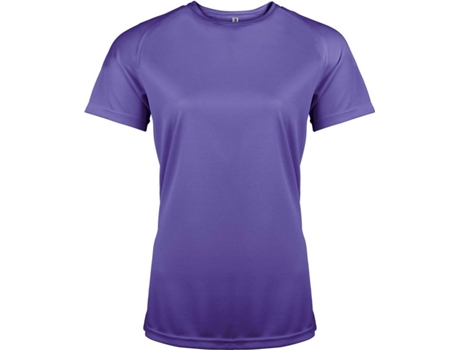 Camiseta de Mujer para Deporte PROACT Multideportes Poliéster Morado (2XL)