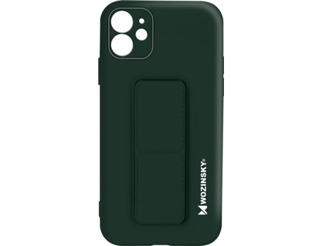 Funda Apple iPhone 12 Mini WOZINSKY con Soporte Magnético Plegable (Verde)