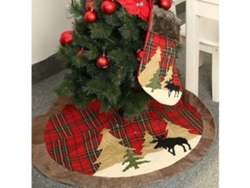 Falda Para Árbol De Navidad, Alfombra Rústica, Ideal Para Reuniones Familiares, Ergonómica, Para Uso Diario.