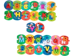 Juego Educativo De Aprendizaje De Inglés Para Niños Y Niñas, Rompecabezas De Letras De Madera
