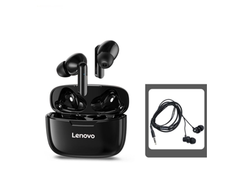 Auriculares Bluetooth True Wireless Xt90 300Mah[Negro con Tw13]