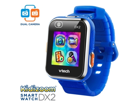 Vtech Kidizoom Smartwatch Dx2 Azul 3.66 Cm 1.44'' Led Azul Plata